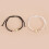 2pcs Luminous Love Lucky Bead Bracelets Handmade String Rope 6