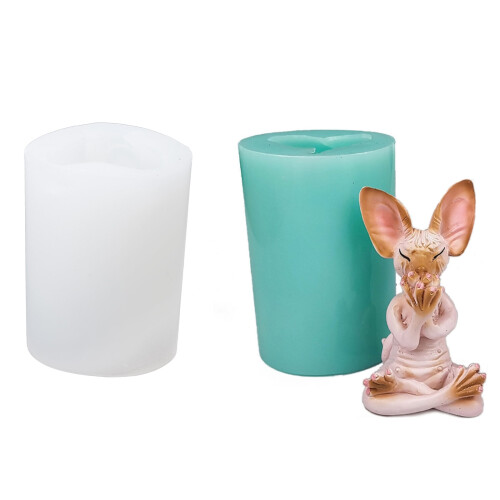 Moule 3D en Silicone en forme de chat, outil de fabrication de-B 1