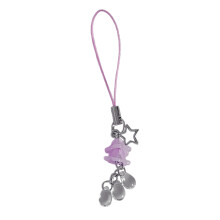 Leuke Kwallen Ster Hanger Telefoonriem Lanyard Glazuur-Paars
