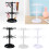 Countertop Acrylic Rotating Keychain Rack Adjustable 2-White 4