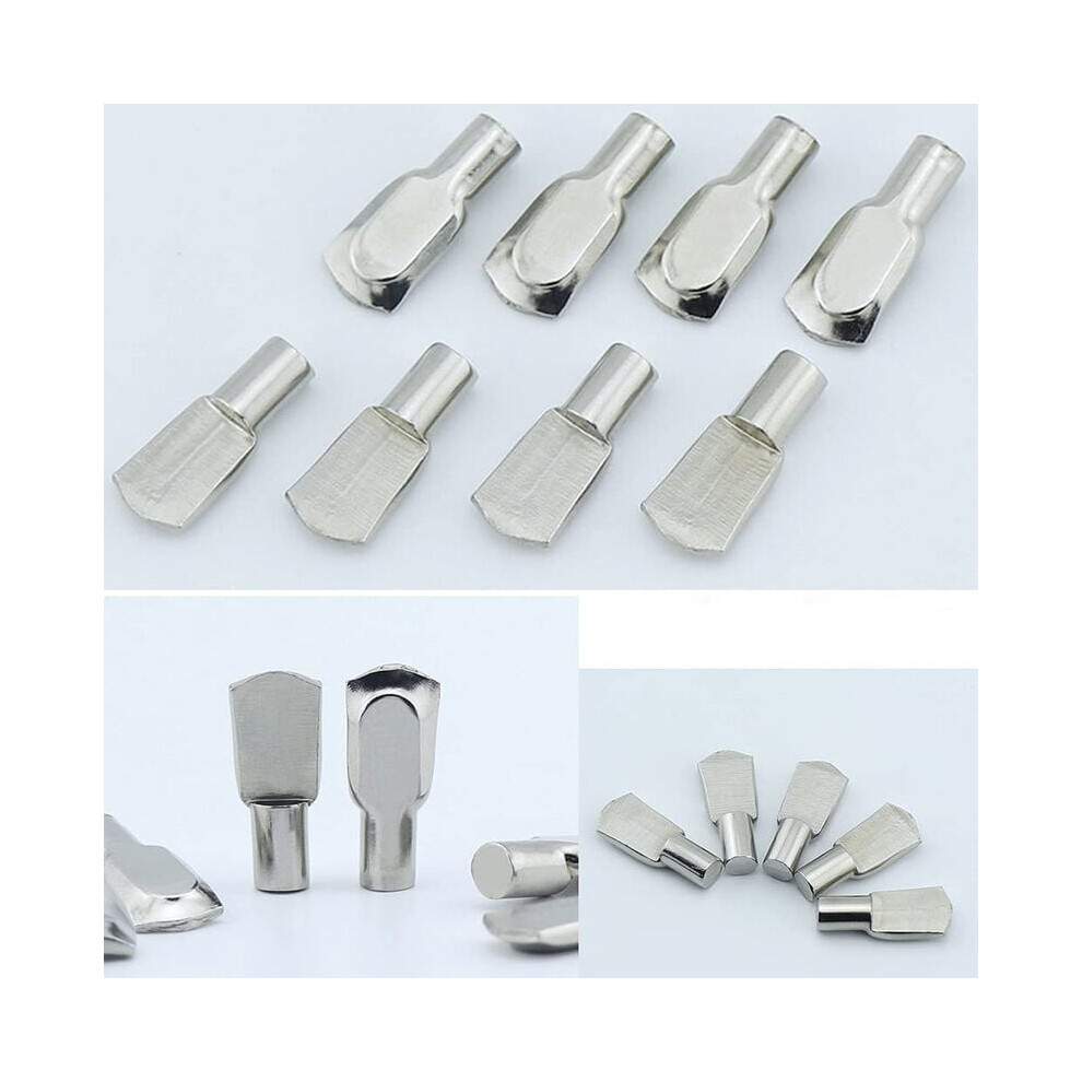 Sturdy And Wear Resistant Spoon Shaped Shelf Supports, Smooth Surface Solid Polished Metal Anti-Rust Nickel Plated Shelf Pegs, Easy Install For 9169997097880
