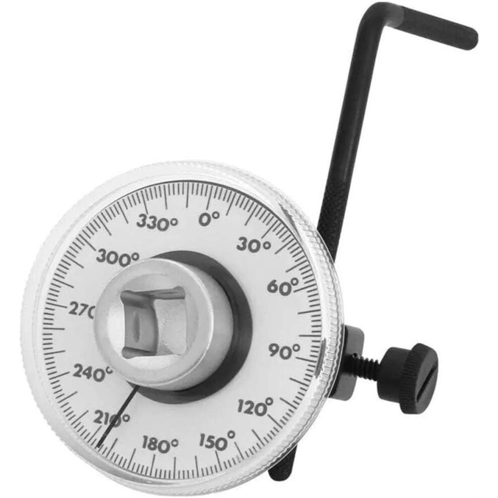 Angle Gauge For 1/2 Inch Drive Tools, Adjustable Torque Wrench With 360 Degree Scale And Easy To Read Dial, Precision Measuring Instrument For 9169997098016