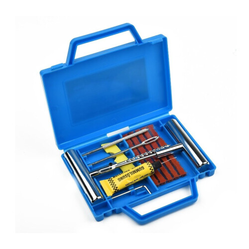 Κιτ επισκευής ελαστικών Compact Case, βαριές καφέ χορδές για μέγιστη αντοχή,
