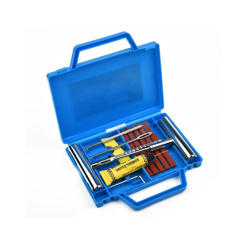 Professional Tire Repair Set, Heavy Duty Strings For Strong Repair, Universal Tire Patch Kit, Quick & Easy Repair For Everyday Workshop And Brown 9405630931587