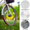 Ανακλαστήρες ακτίνων τροχού ποδηλάτου, Διακοσμητικά αδιάβροχα οβάλ 4