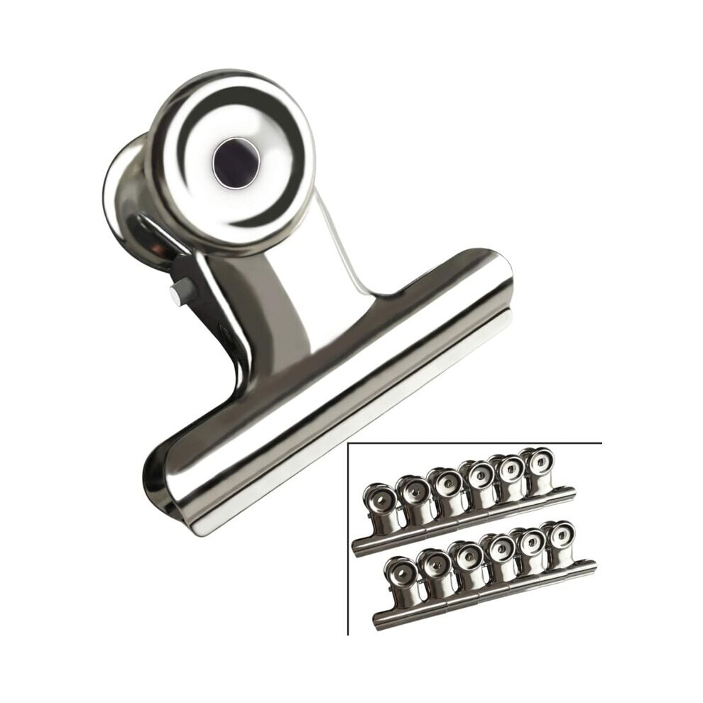 Stainless Steel Multiuse Round Clamp, Practical Binder Clips For Photos, Papers, Cards - Durable & Robust Design With Hanging Hole, Suitable For 9405630232219