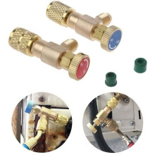 Sicherheitsventil für R410a- und R22-Systeme, Schnellanschluss-Ventilhülse für präzise Steuerung, CNC-gefertigter Gewindeadapter