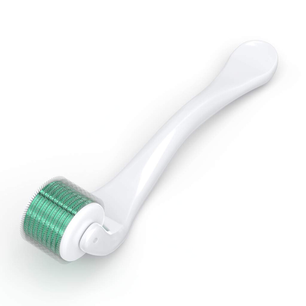 Microdermabrasion Instrument Derma Roller For Hair, Beard Facial Skin, Microneedle Technology 540 Titanium Needles Hygiene Priority Exfoliation And