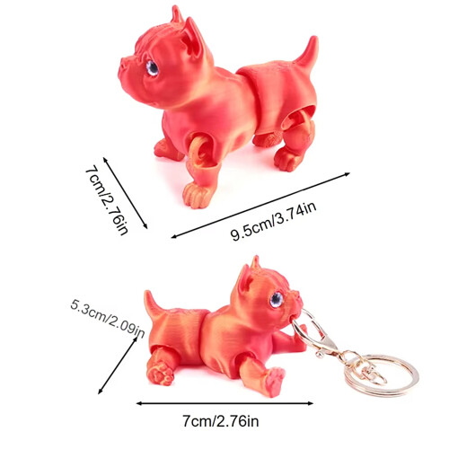 Safe 3D Pet Model Toy Stress Relieving 3D-Emerald blue green 1