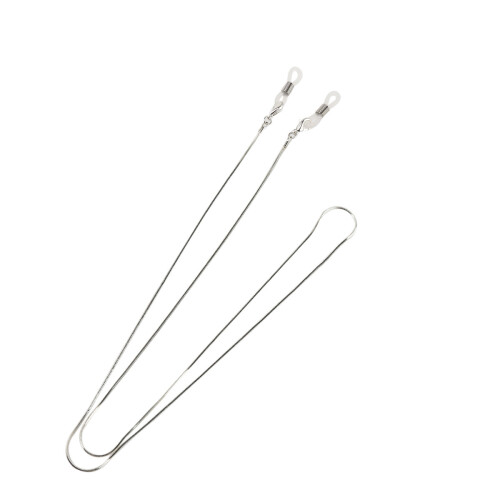 3Stk Haltbare Silberne Brillenkette Kupfer Simple Design