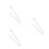 3Stk Haltbare Silberne Brillenkette Kupfer Simple Design 4
