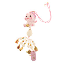 4Stk Auto Rückspiegel Anhänger Resin Tier Design Deko Charm