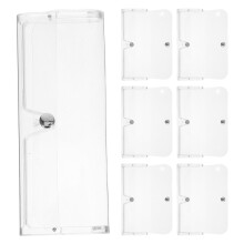 21Stk Hartschalen Brillenetuis Transparent Leicht Tragbar