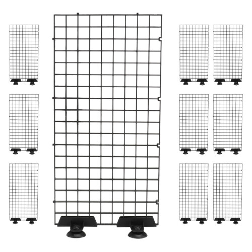 2Sets ABS Trennplatten Für Aquarium Mit Filtergitter in 2