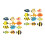 24Stk Lebensechte Tropische Fischmodelle ABS Aquariendeko 6