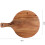 3Stk Holz Pizza Bambus Serviertablett Für 3
