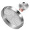 3Stk Food Prep Tablett Servierplatte Antihafte Silber 11
