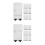 2Ensembles Diviseurs Aquarium ABS Noir Pour Séparation Filtration 9