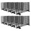 2Ensembles Diviseurs Aquarium ABS Noir Pour Séparation Filtration 2