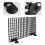 2Ensembles Diviseurs Aquarium ABS Noir Pour Séparation Filtration 11