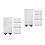 2Ensembles Diviseurs Aquarium ABS Noir Pour Séparation Filtration 4