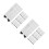 2Ensembles Diviseurs Aquarium ABS Noir Pour Séparation Filtration 8