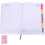 4Pcs Pink PU Planner Notebook Multi-Function Daily Writing Organizer 2