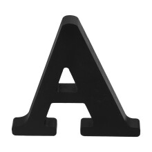 2Stk Schwarze Holzbuchstaben Dreidimensionale Wand- Und Tischdeko