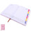 4Pcs Pink PU Planner Notebook Multi-Function Daily Writing Organizer 3