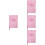 4Pcs Pink PU Planner Notebook Multi-Function Daily Writing Organizer 7