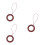 3Stk Braune Finger Ring Lanyards Handyhalterung Mit 5