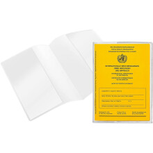 Passport Protective Covers, Portable Passport Box for Safe Travels, 20 Pieces in Clear, Protects Against Wear