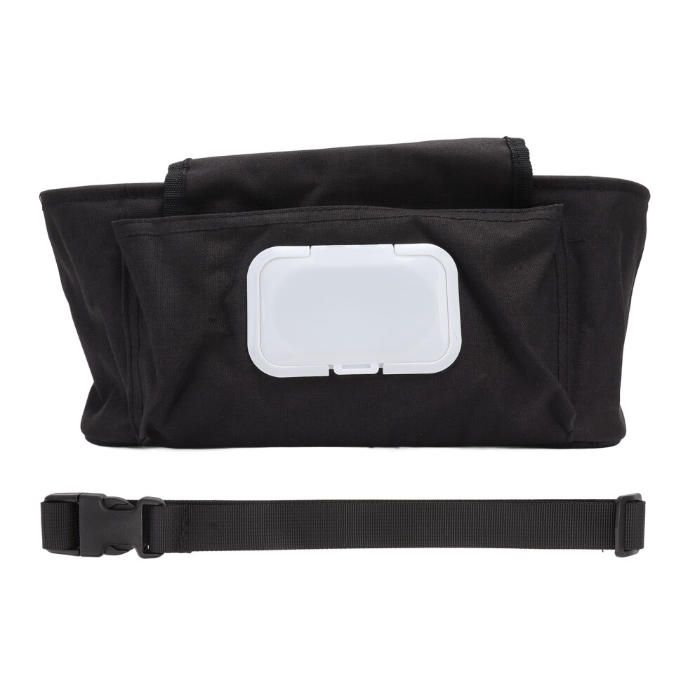 Travel Companion Stroller Organizer, Large Capacity Storage For Baby Snacks Essentials, Durable And Waterproof Material For Daily Adventures,