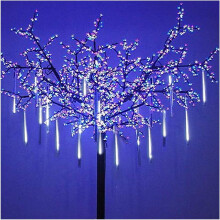 Luci meteore, decorazioni per esterni a basso consumo energetico con effetti luminosi creativi, impermeabili per un Natale, San Valentino e un Natale
