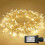 Extendable Light Chains for Indoor Outdoor Decor, Battery Operated LED String Lights 8 Modes with Timed Function, Waterproof Christmas Decor with 1