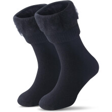Calze isolanti per freddo estremo, calze termiche invernali calde con bordo superiore che non si alza e tallone rinforzato, calze da stivale