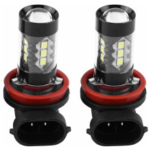 6000K ksenonvalkoinen LED-sumuvalo, erittäin kirkas, vedenpitävä, korkealaatuinen LED-siru H8H11 9005 -sumuvaloille
