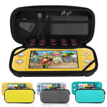 Custodia rigida da viaggio, tracolla protettiva regolabile con maniglia antiscivolo per Nintendo Switch Lite e giochi, regalo perfetto per vari