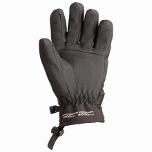 (2/4, Black) DLX Kid's Padded Ski Glove With Nose Wipe Alpeak