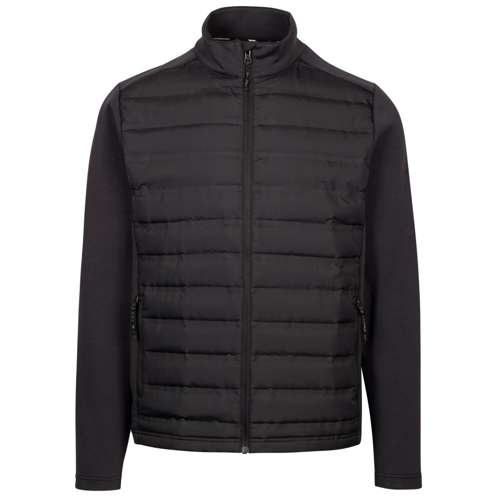 Trespass Men's Active Hybrid Jacket Orford Black Large - Image 2