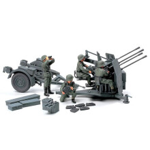 Tamiya 300032554 – 1: 48 WWII German Flak VIERLING 38 20 mm (4)