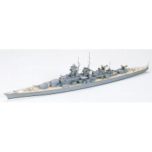 Gneisenau Battleship (German) - 1/700 Ship Model Kit - Tamiya 77520