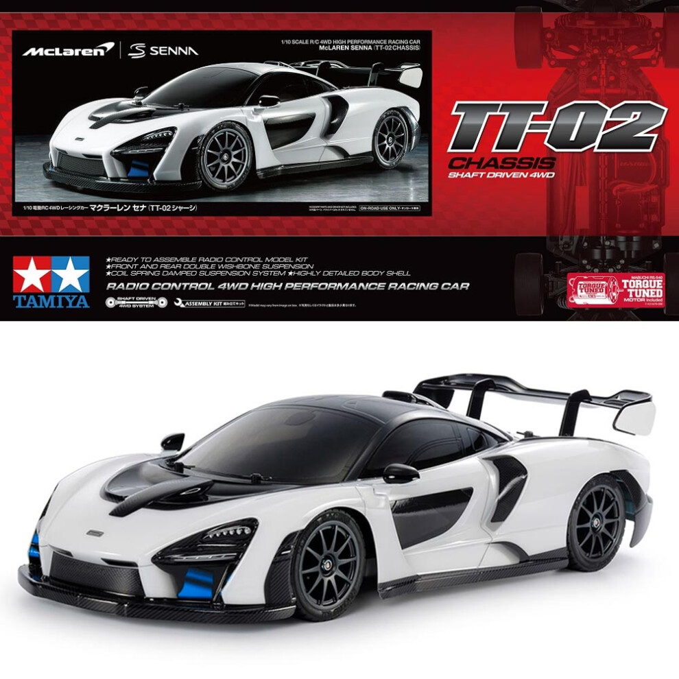 Tamiya Rc 58711 Mclaren Senna (Tt-02) 1:10 Assembly Kit