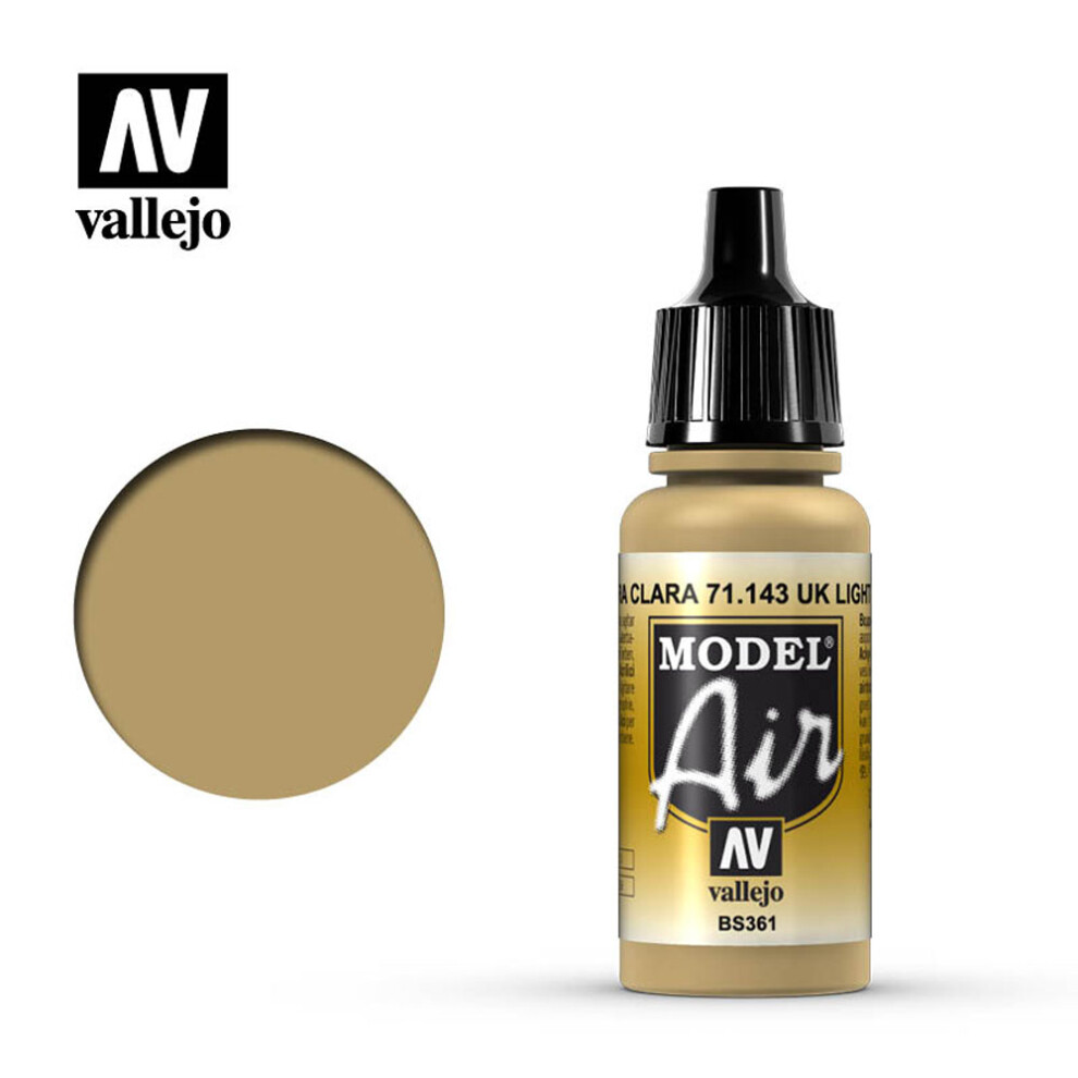Val143 - Av Vallejo Model Air 17ml  - Uk Light Stone 61