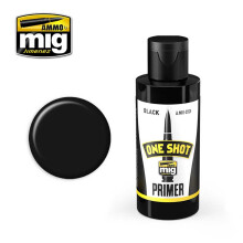 Ammo by Mig One Shot Primer - Black (60ml bottle)