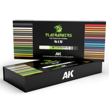 AK Interactive Playmarkers Deluxe Case - Full 34 Colour Paint Marker Set AKM150