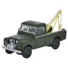 Oxford Diecast 76LAN2009 Land Rover Series II Tow Truck Bronze Green OO Gauge