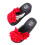 3Stk Schwarze Damen Slipper Gepolstert Elegant 1