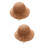 2Stk Kinder Strohhüte Khaki Sommerhut Cool Sonnenschutz 7