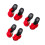 3Stk Schwarze Damen Slipper Gepolstert Elegant 7